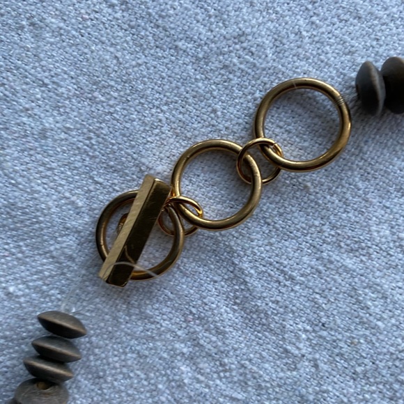 Brown Halter with Beaded Neckline - Picture 6 of 8